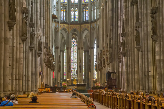 Der Kölner Dom, im Erzbistum Köln, in Deutschland.