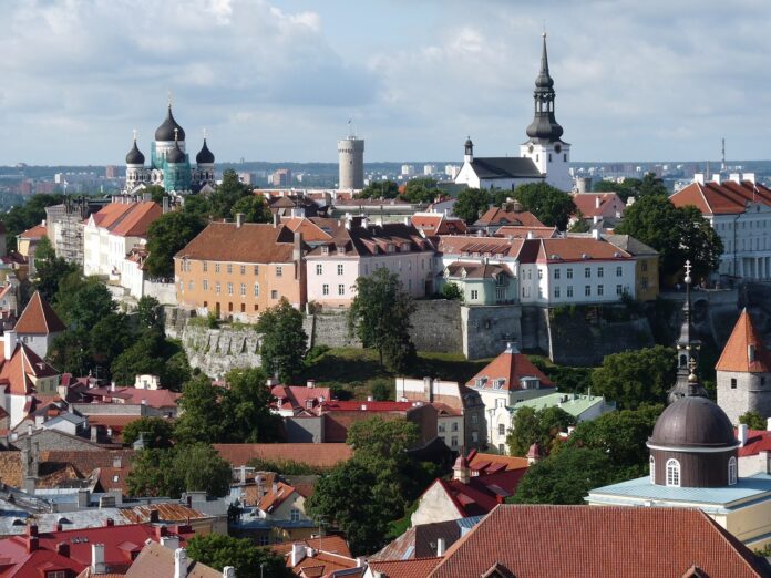 Blick auf Tallin.