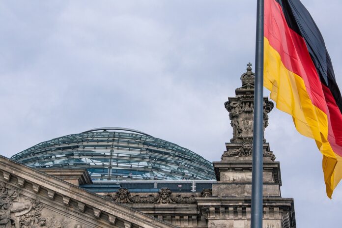 Blick auf den Reichstag in Berlin.