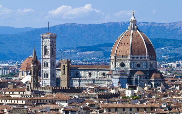 Blick auf Florenz und den Dom