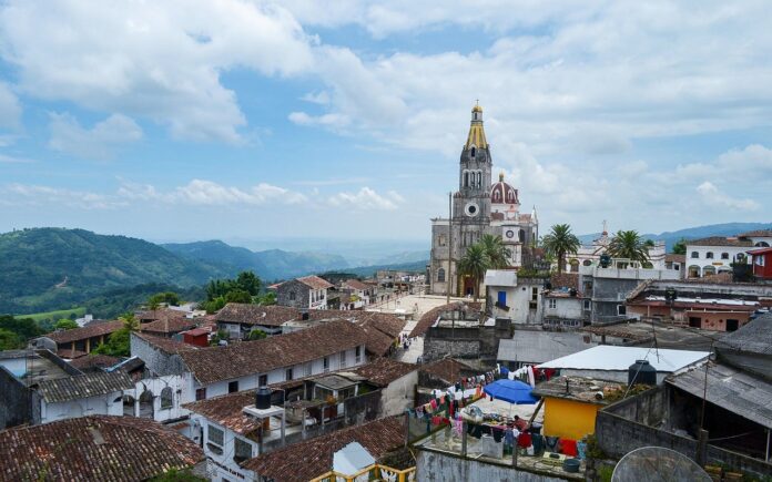 Mexikanische Stadt Puebla Cuetzalan