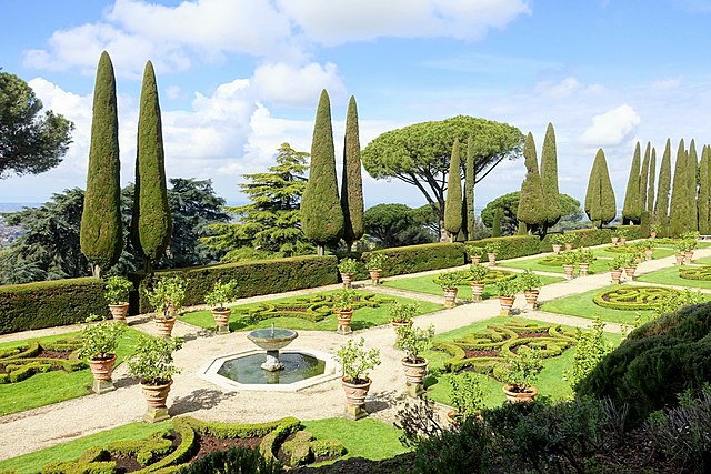Feiertagsausflug an Christi Himmelfahrt - Giardini del Belvedere - Barberini Gardens.