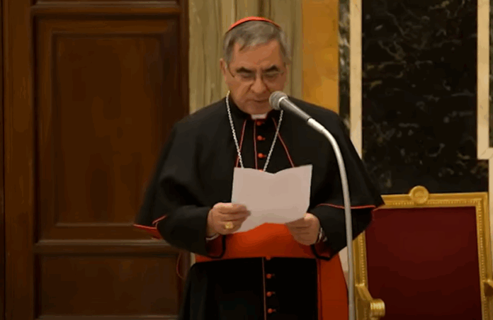 Der Verurteilte Kardinal Giovanni Angelo Becciu