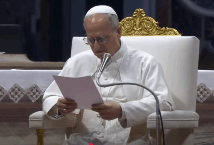 Papst Leo XIV. bei der Generalaudienz nach der Eskalation in Israel