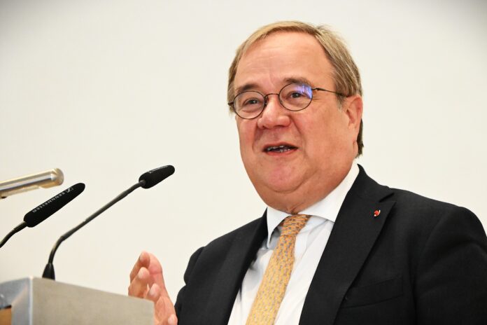 Armin Laschet bei der Rede zu den Hochschulwochen in Salzburg
