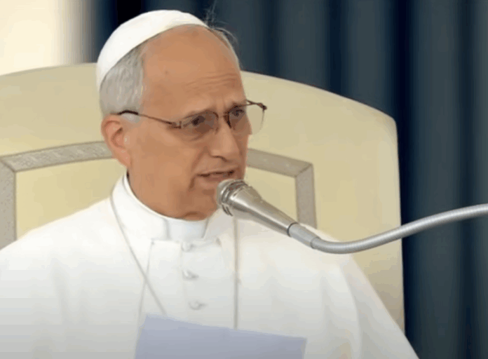 Papst Leo XIV. bei der Generalaudienz auf dem Petersplatz