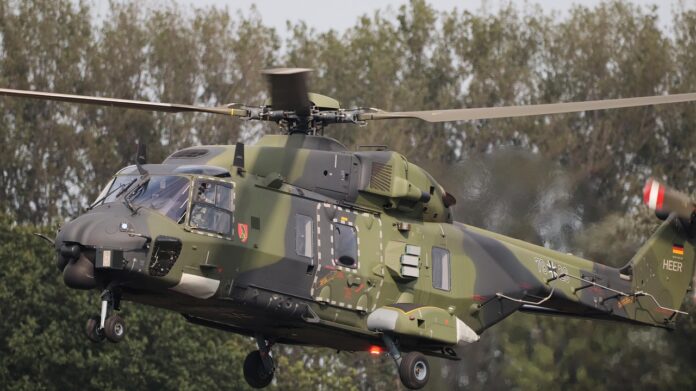 Helikopter der deutschen Bundeswehr