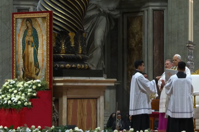 Papst Leo XIV. feiert das Fest Unsere Liebe Frau von Guadalupe