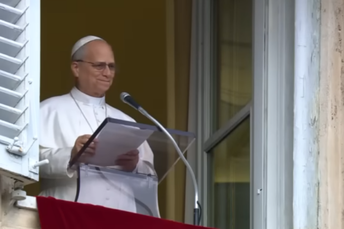 Papst Leo XIV. beim Angelus am Stephanitag