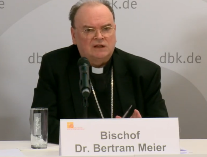 Bischof Bertram Meier bei der Frühjahrsvollversammlung 2022