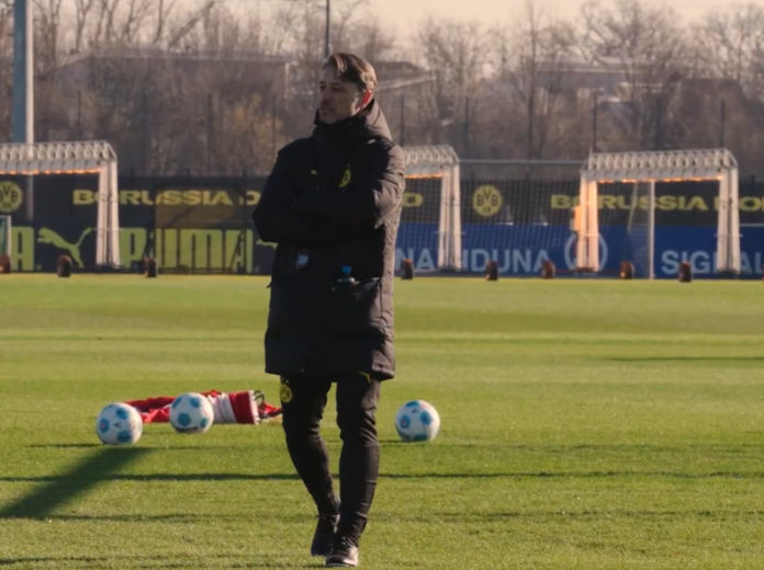BVB-Trainer Niko Kovac beim Training